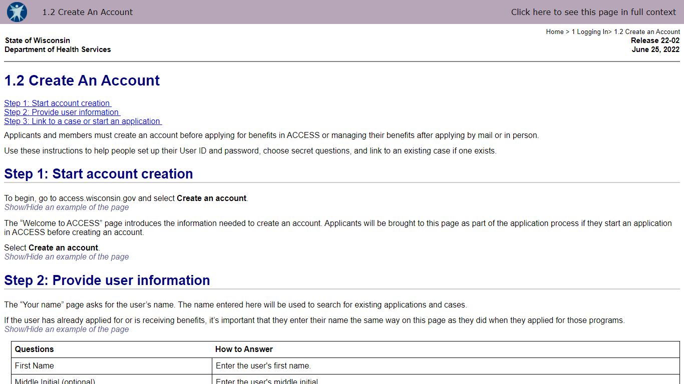 1.2 Create An Account - emhandbooks.wisconsin.gov